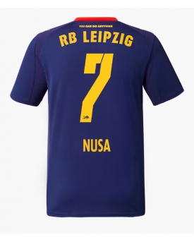 Billige Fotballdrakt RB Leipzig Antonio Nusa #7 Replika Bortedrakt 2025-26 Kortermet Billige Fotballdrakt RB Leipzig Antonio Nusa #7 Replika Bortedrakt 2025-26 Kortermet